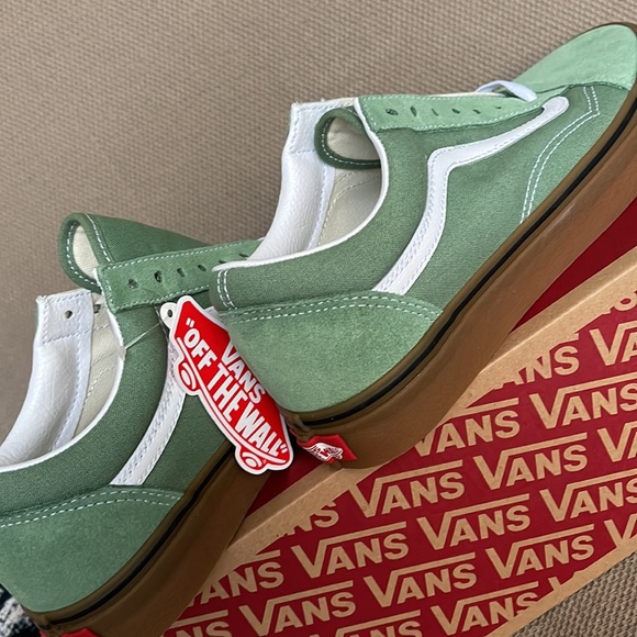 Vans Old Skool Gum Basil / True White MEN`S - Picture 15 of 16